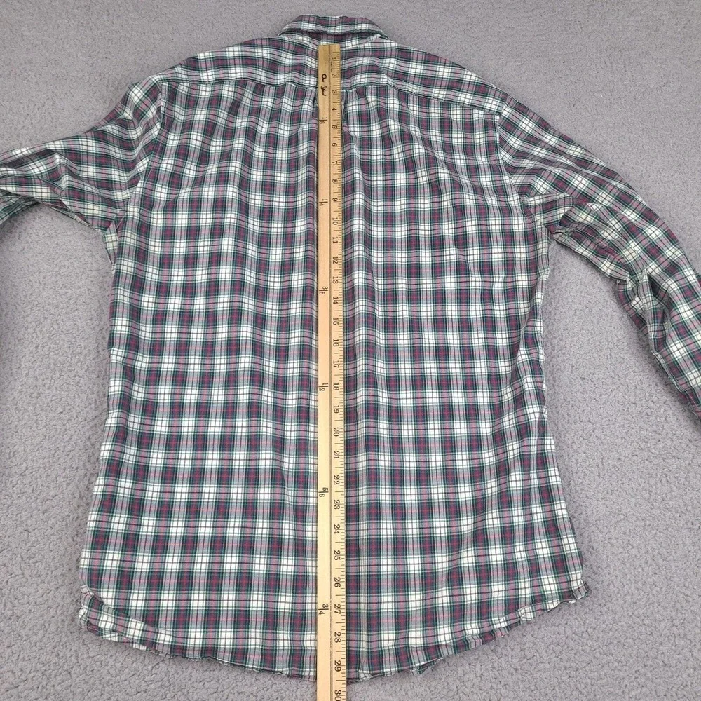 J Crew Shirt Mens Medium Classic Fit Plaid Button‎ Down Multicolor